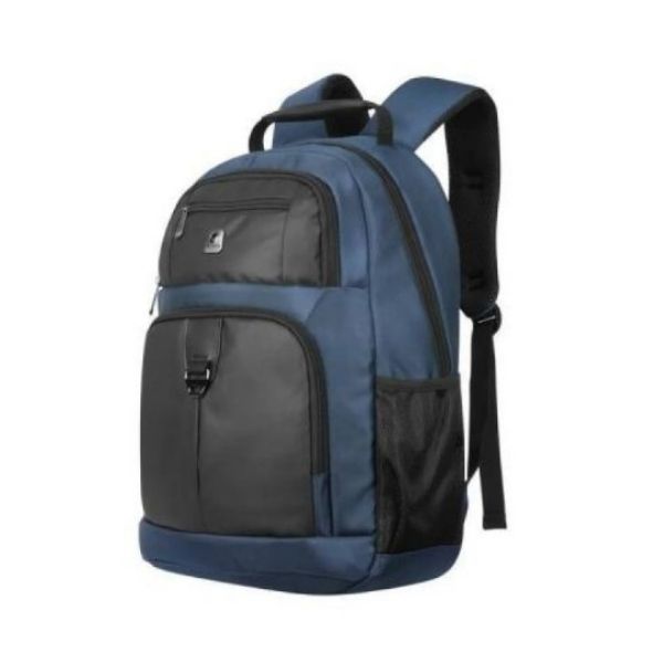 Sac à dos pour portable 15,6 po Volkano Franklin 32 cm x 12,5 cm x 44,5 cm noir et bleu marin