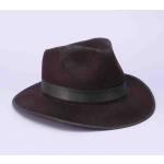 Chapeau de gangster noir pour adulte