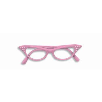 Lunette pointue avec diamants rose
