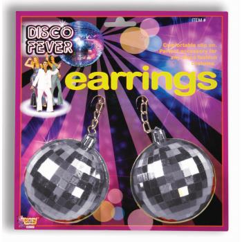 Boucles d'oreilles boule disco jumbo