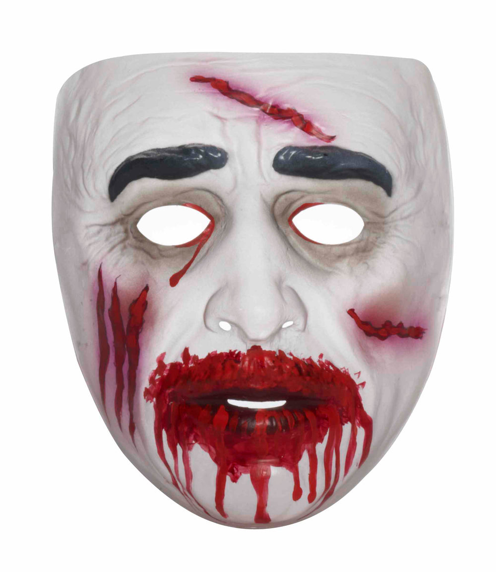 Masque de zombie en sang