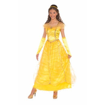 Costume femme La belle et la bête - Belle robe jaune (STD)