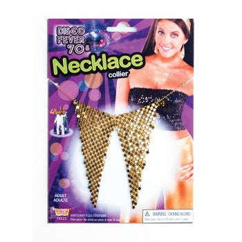 Collier chaine or disco