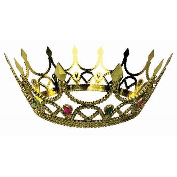 Couronne de reine dorée