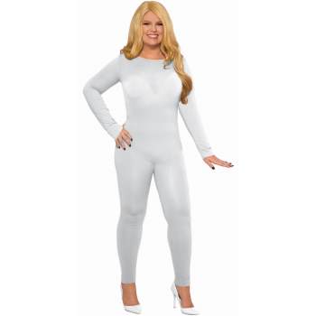 Costume femme 2nd Skin blanc