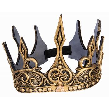 Couronne de roi et reine dorée