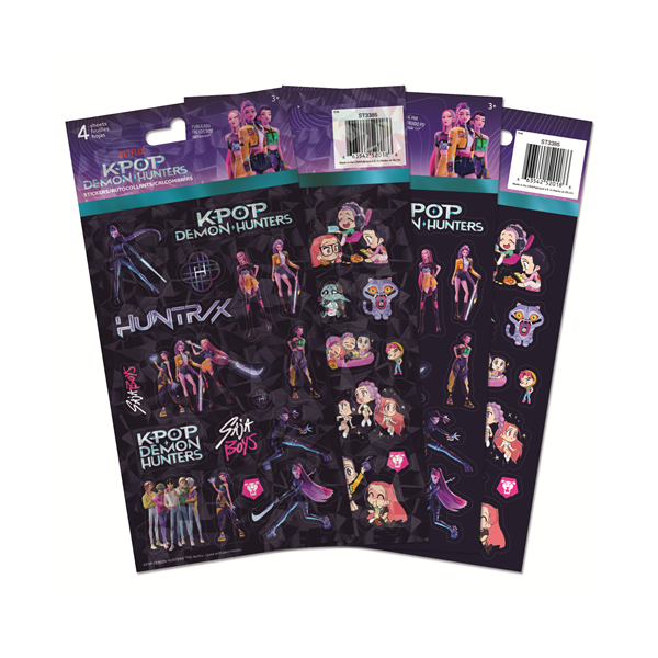 Autocollants K-Pop Demon Hunters (paquet de 4)