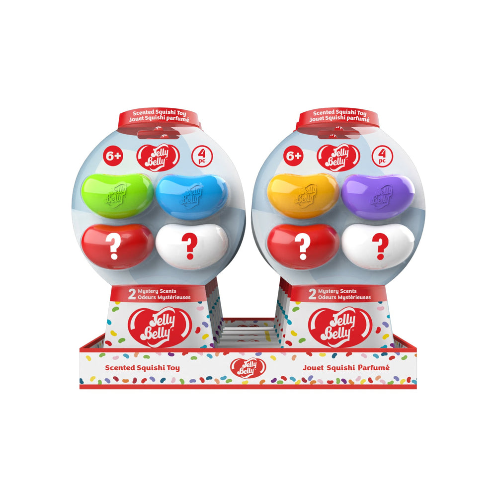 Ensemble de 4 jouets parfumés à presser Jelly Belly (6 ans et +)