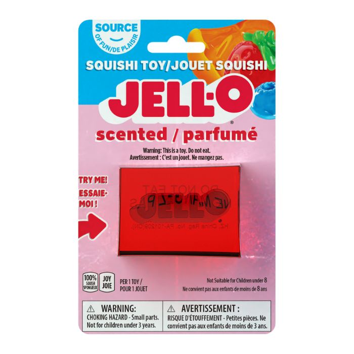 Jouet à presser parfumé Jell-o