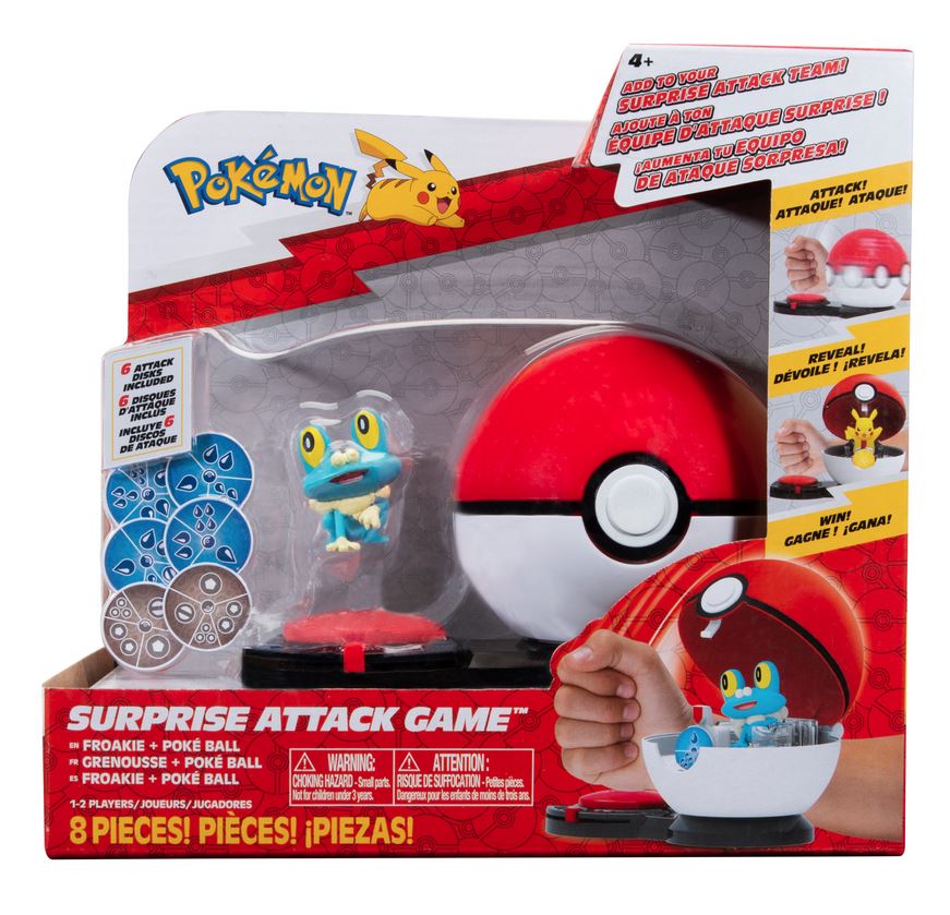 Jeu attaque surprise Pokémon (4 ans et +)