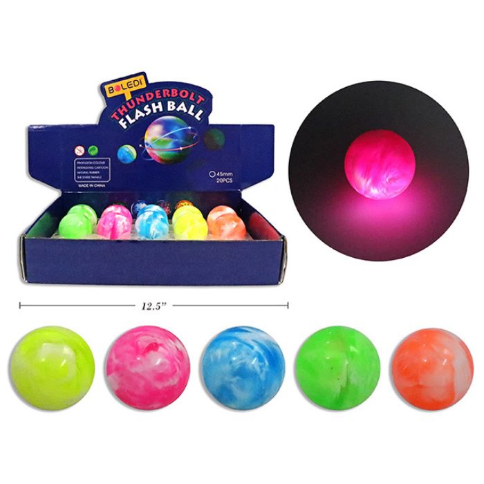 Balle rebondissante lumineuse DEL