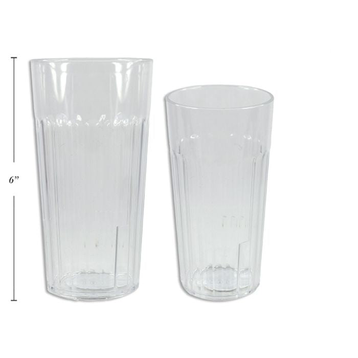 Verre en plastique 16 oz clair