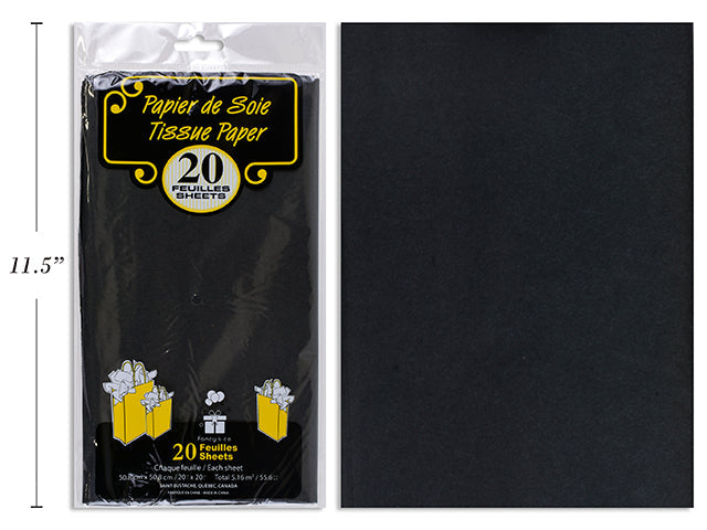 Papier de soie 20 po x 20 po (paquet de 20)