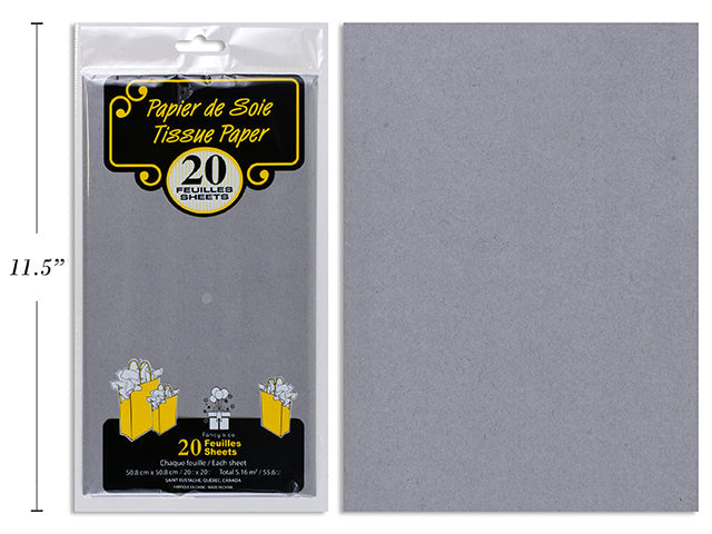 Papier de soie 20 po x 20 po (paquet de 20)
