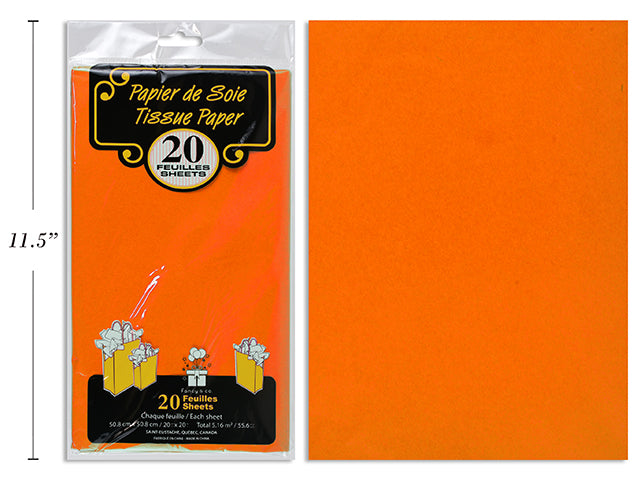 Papier de soie 20 po x 20 po (paquet de 20)