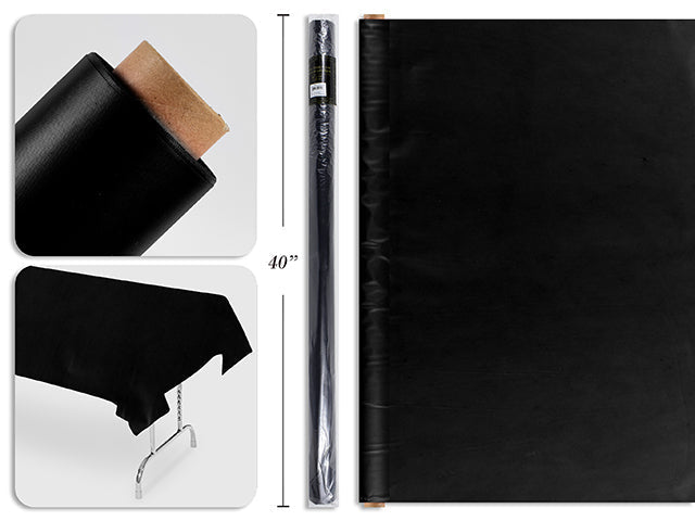 Nappe en plastique noir (rouleau de 40 po x 100 pi)