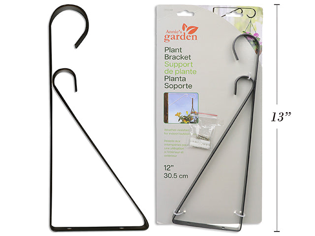 Support mural pour plante 12 po