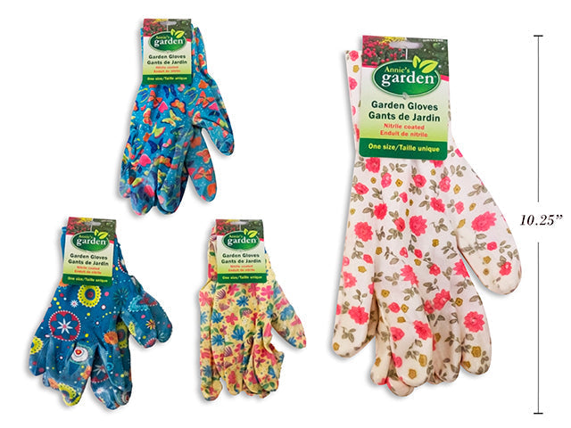 Gant de jardinage pour femme enduit de nitrite