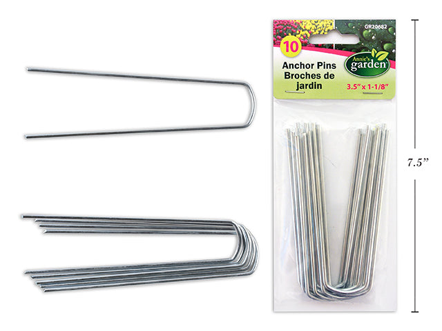 Broche de jardin 3,5 po x 1,12 po (paquet de 10)