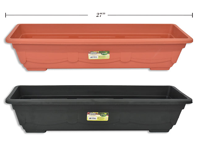Balconnière en plastique 8 po x 27 po