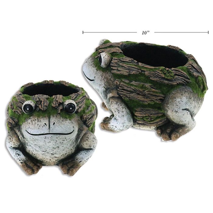 Cache-pot 10 po grenouille