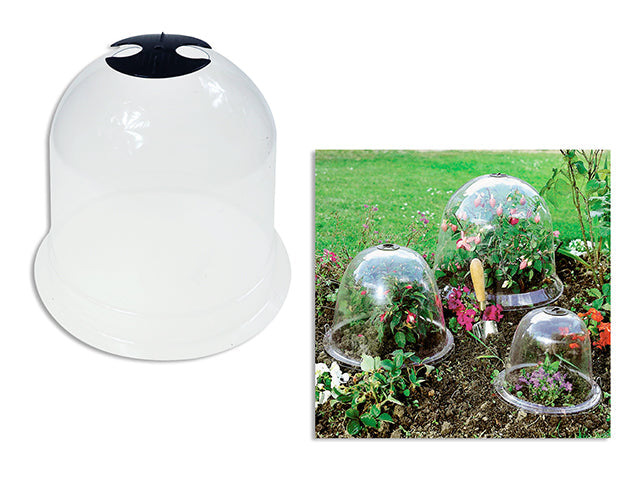 Couvert de plastique transparent 8 po pour plante