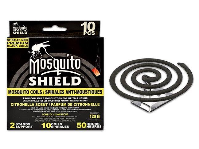 Spirale anti-moustique et 2 supports (paquet de 10)