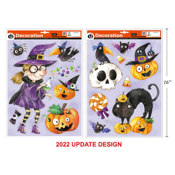 Autocollants d'Halloween pour fenêtre