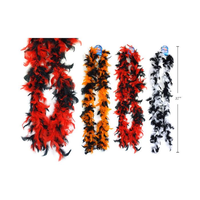 Boa en plumes deux couleurs 74 po