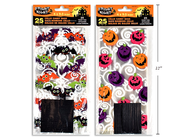 Sacs à bonbons cellophane 9,5 po x 4 po (x25)
