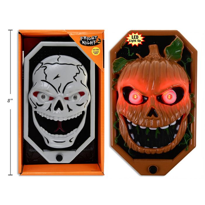Sonnette de porte DEL 7,5 po personnage Halloween