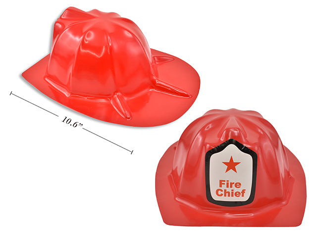 Casque de pompier rouge pour enfant 8,5 po x 20,6 po