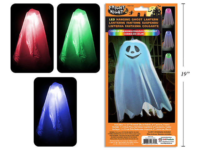 Fantôme à suspendre lumineux change de couleur 21 po