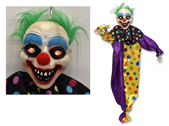 Clown animé son et lumière 39 po