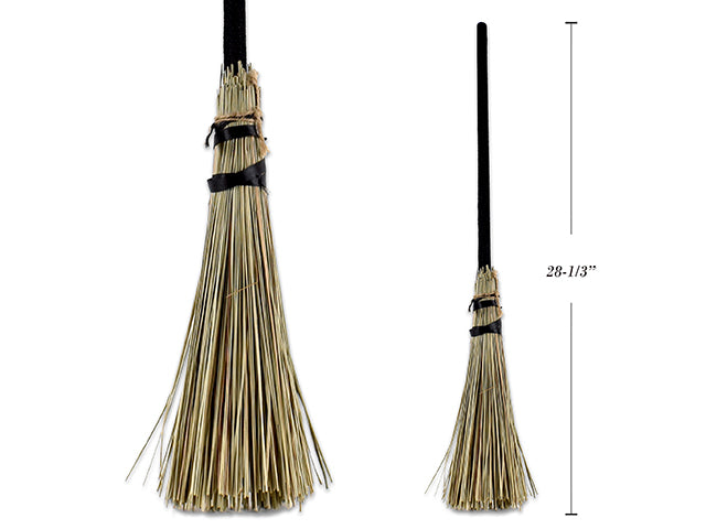 Balai de sorcière en paille 28 po