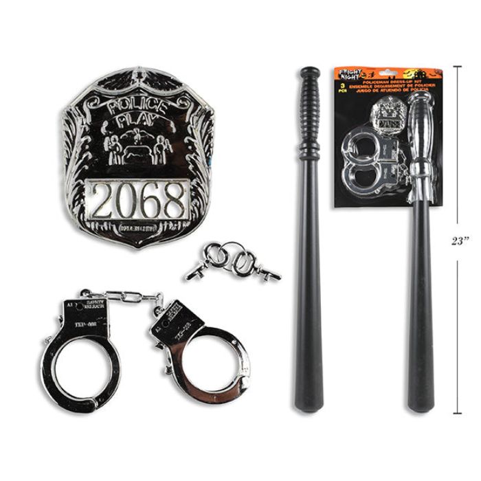 Ensemble d'accessoires de policier 20 po