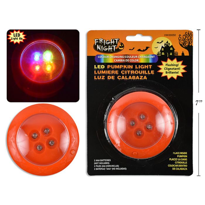 Lumière clignotante pour citrouille