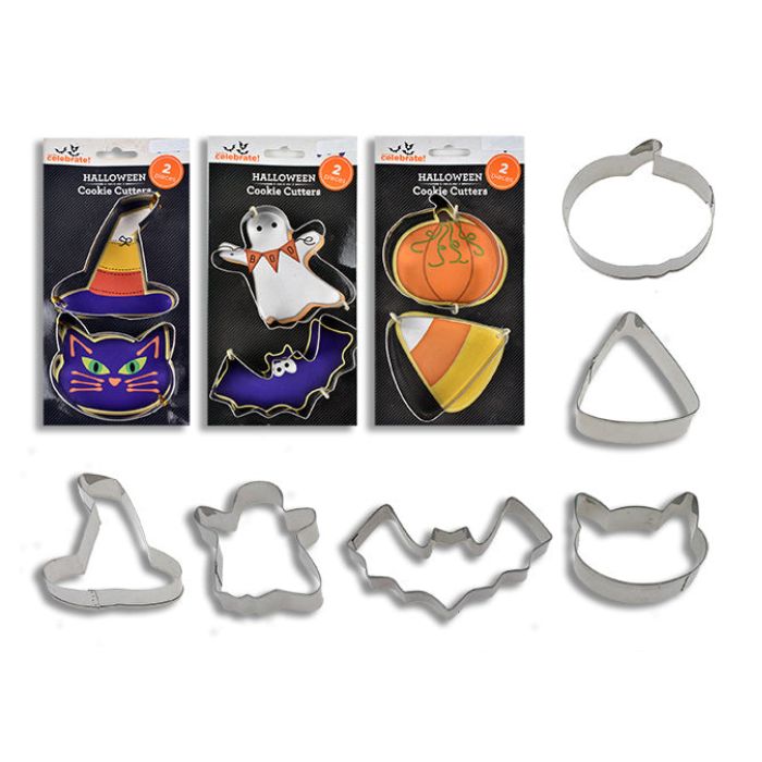 Emporte-pièce d'Halloween (x2) en métal