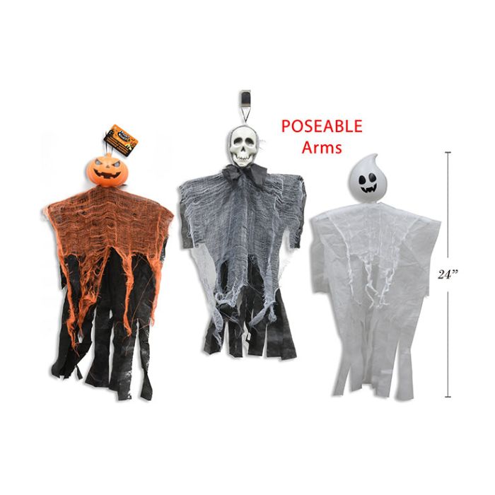 Personnage d'Halloween à suspendre 24 po