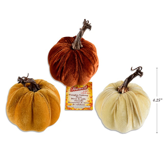 Citrouille floquée 4,25 po