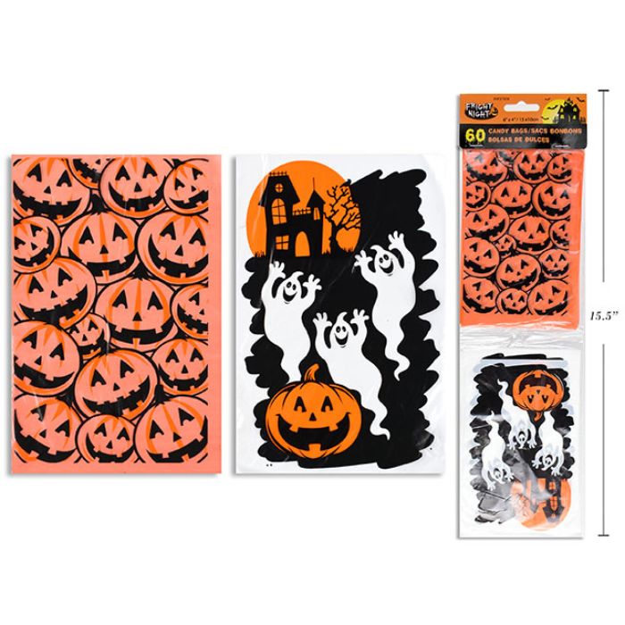 Sac à bonbons d'Halloween (paquet de 60)