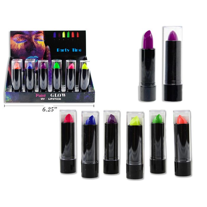 Rouge à lèvre UV qui brille dans le noir
