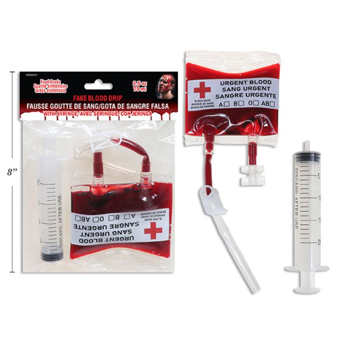 Ensemble de transfusion sanguine 75 ml avec seringue