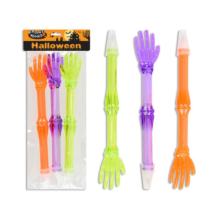 Stylo bras de squelette 5,9 po (Paquet de 3)