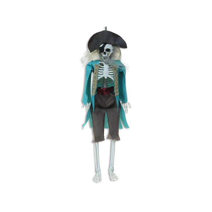 Squelette pirate à suspendre 16,5 po