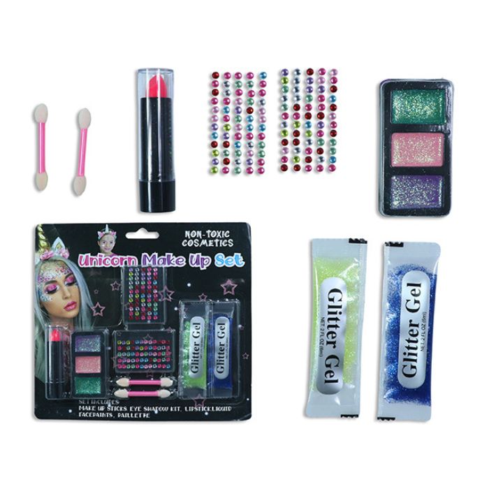 Ensemble de maquillage licorne (10 morceaux)
