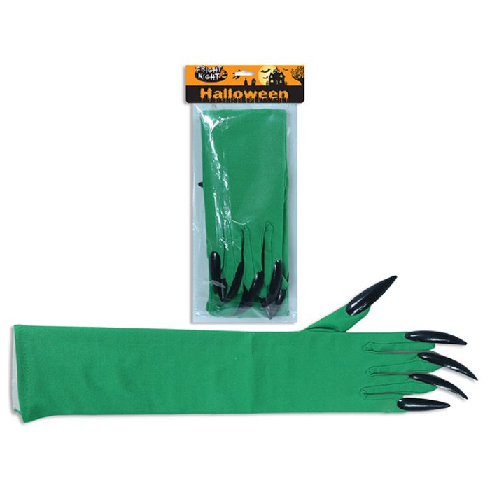 Gants de sorcière vert