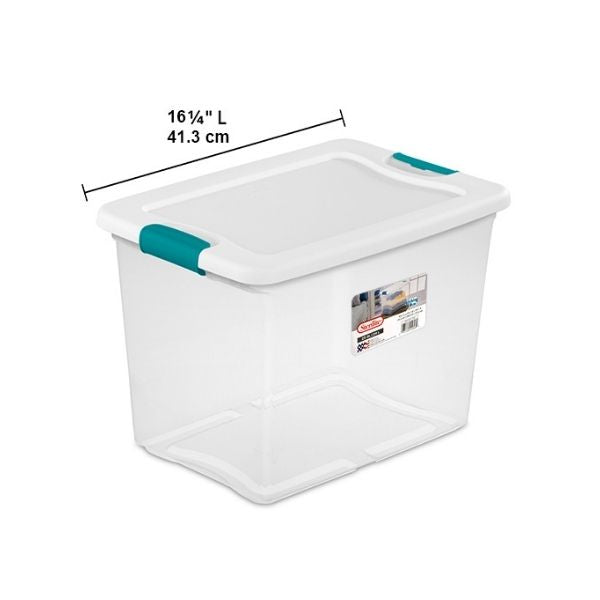 Boîte de rangement 25 L clair Sterilite