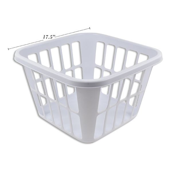 Panier à linge 17,5 po x 17,5 po x 11 po blanc Sterilite