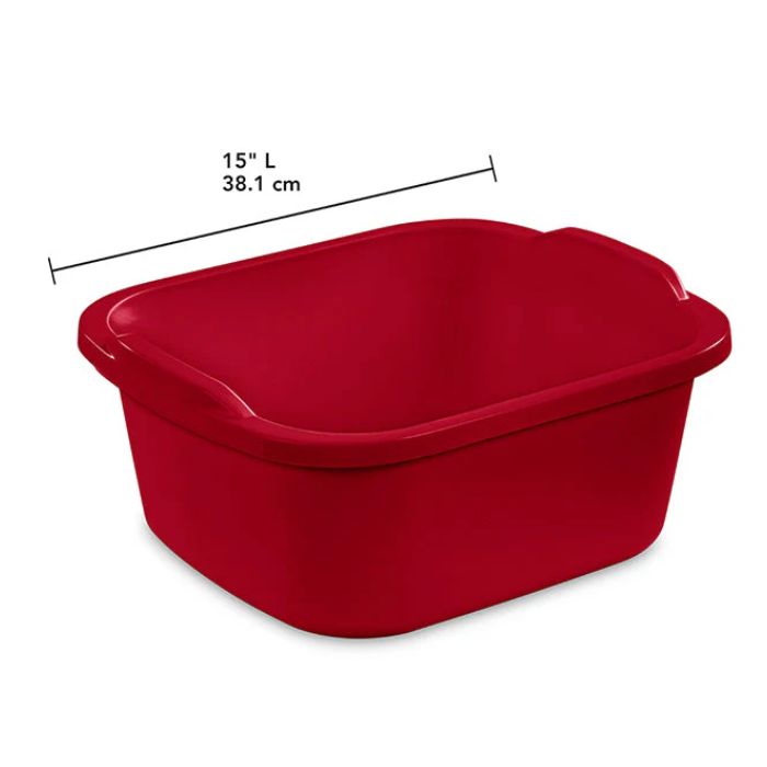 Plat à vaisselle Stérilite 11 L rouge